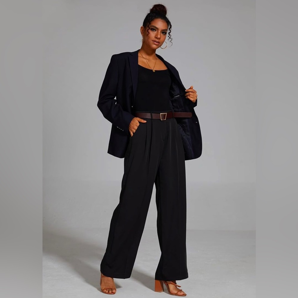 Women’s Black Wide Leg Trousers